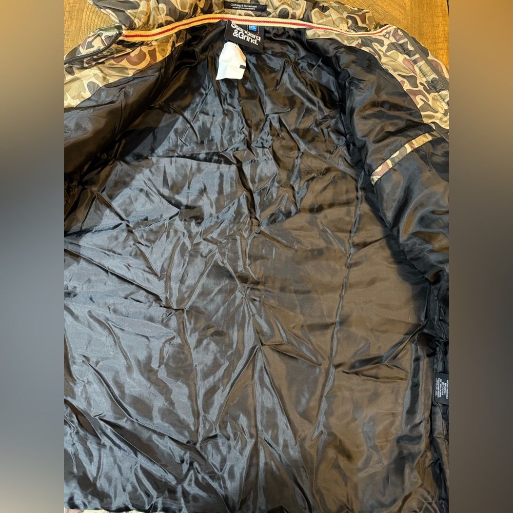 Standard & Grind Camouflage Quilted Jacket Y2K Size Large NWT! - Picture 10 of 16